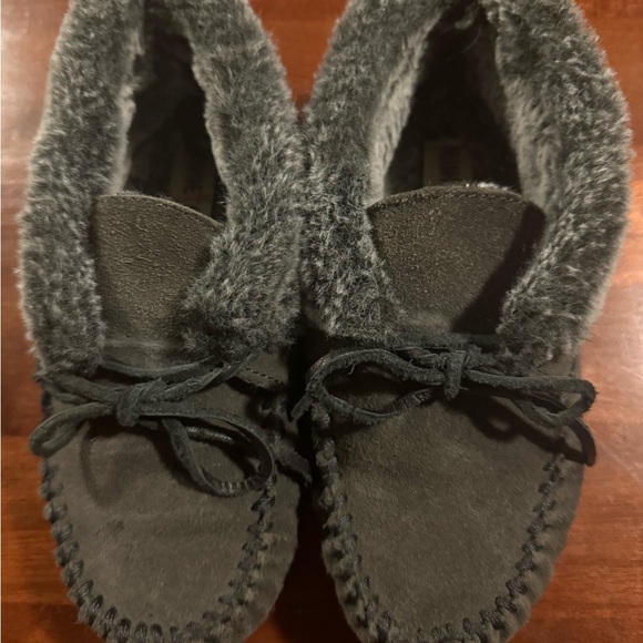 Minnetonka Womens Cabin Bootie Charcoal Grey Size 5 NWOB - Picture 3 of 9